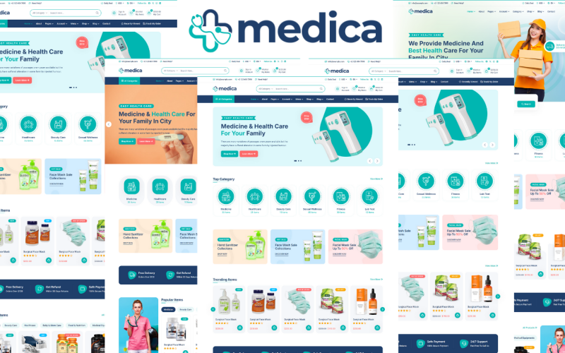 Medica - Health And Medical eCommerce HTML5 Template Medica - Health And Medical eCommerce HTML5 Template