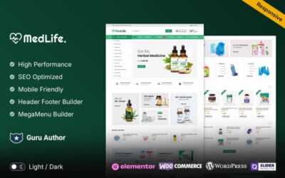 Medlife - Medicine, and Drug Multipurpose Responsive WooCommerce store