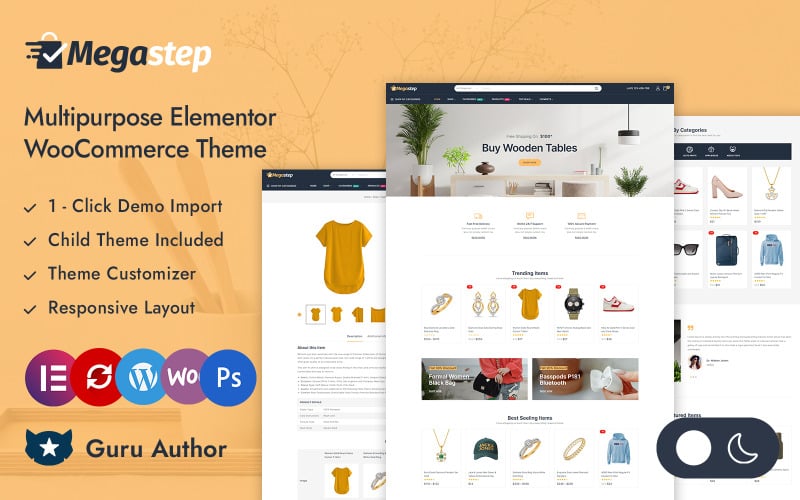 Megastep - Multipurpose Elementor WooCommerce Responsive Theme Megastep - Multipurpose Elementor WooCommerce Responsive Theme