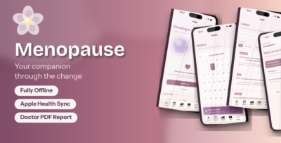Menopause — Symptom With HRT Insights Tracker iOS Mobile App