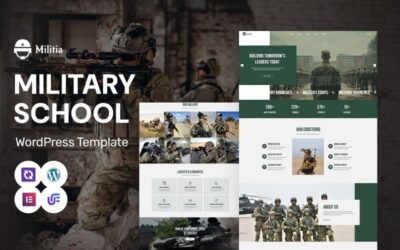 Militia - Military School, Military Prep And Training Programs WordPress Elementor Theme