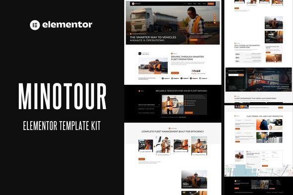 Minotour - Fleet & Vehicle Operations Services Website Elementor Kit Minotour - Fleet & Vehicle Operations Services Website Elementor Kit