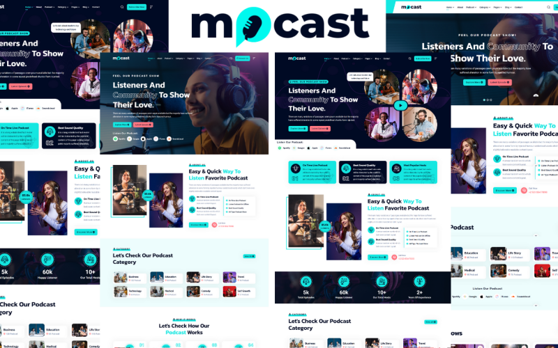 Mocast - Podcast HTML5 Template Mocast - Podcast HTML5 Template