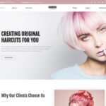 Modern - Vivid Hair Salon Multipage Website Template