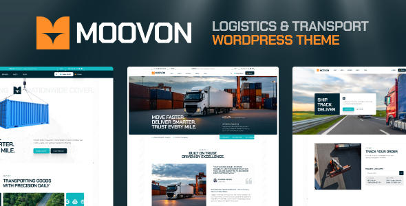 Moovon - Logistics & Transportation WordPress Theme Moovon - Logistics & Transportation WordPress Theme