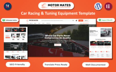 Motor Mates - Car Racing & Tuning Equipment WooCommerce Template