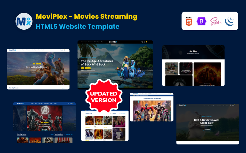 MoviPlex - Movies Streaming HTML5 Website Template MoviPlex - Movies Streaming HTML5 Website Template