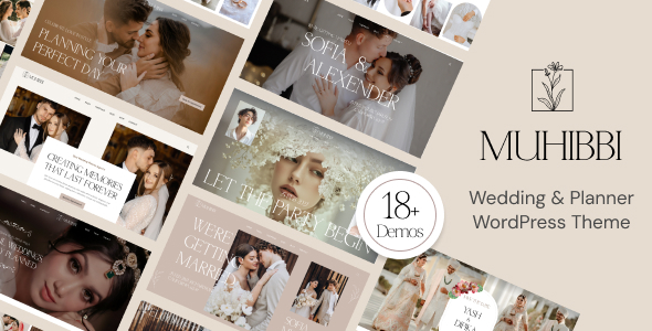 Muhibbi - Wedding & Planner WordPress Theme Muhibbi - Wedding & Planner WordPress Theme