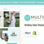 Multifly Wedding Salon Shopify Theme