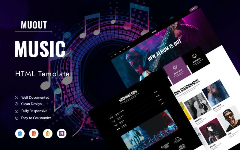 Muout – Music Festival HTML Template Muout – Music Festival HTML Template