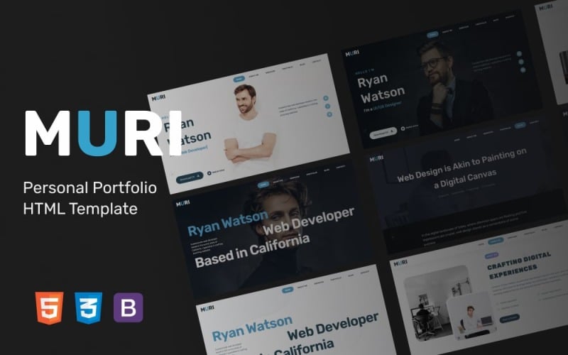 Muri - Personal Portfolio HTML Template Muri - Personal Portfolio HTML Template