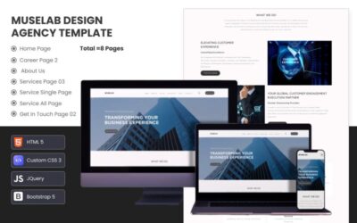 MuseLab - Creative Digital Agency HTML Website Template