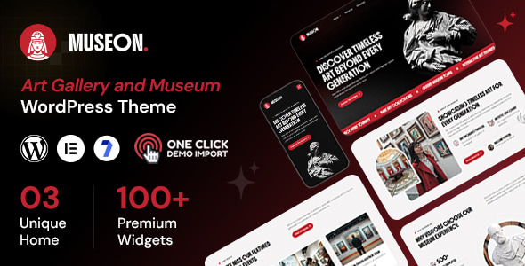 Museon - Art Gallery and Museum WordPress Theme Museon - Art Gallery and Museum WordPress Theme