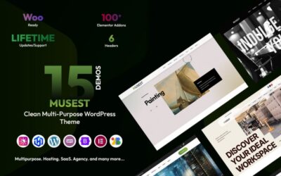Musest – Clean Multipurpose Woocommerce WordPress Theme For Any Business