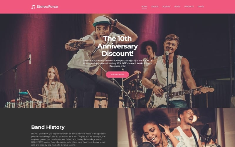 Music Responsive WordPress Theme Music Responsive WordPress Theme