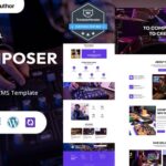 Musical - Composer And Music Portfolio WordPress Elementor Theme