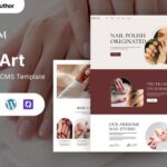 Nailum - Nail Art Salon WordPress Elementor Theme