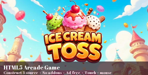 NapTechLabs | Ice Cream Toss - HTML5 Arcade Game (Construct 3) NapTechLabs | Ice Cream Toss - HTML5 Arcade Game (Construct 3)