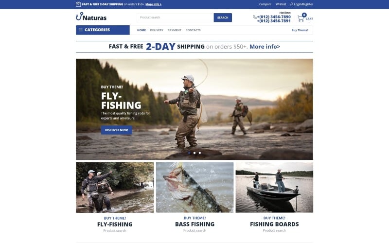 Naturas - Fishing ECommerce Classic Elementor WooCommerce Theme Naturas - Fishing ECommerce Classic Elementor WooCommerce Theme