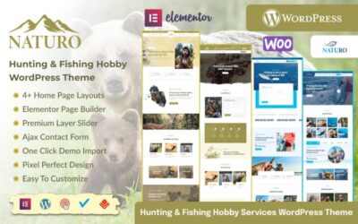Naturo - Hunting, Fishing & Outdoor WooCommerce Theme