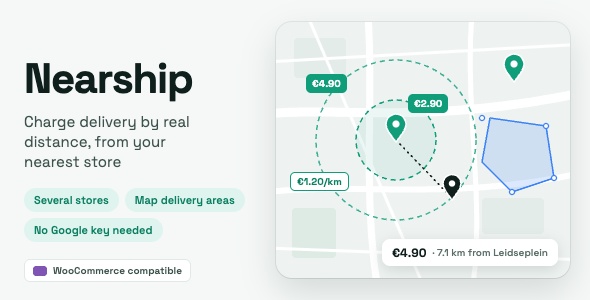 Nearship | Distance-Based Shipping & Local Delivery for WooCommerce Nearship | Distance-Based Shipping & Local Delivery for WooCommerce