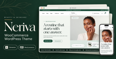 Neriva - Beauty & Skincare WooCommerce Theme