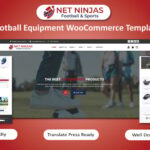 Net Ninjas - Football Sports Equipment WooCommerce Elementor Template
