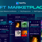 Netfly - NFT Marketplace Tailwind Template
