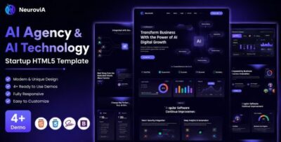 Neurovia – AI Agency & AI Technology Startup HTML5 Template