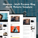 Newsvox -  Multi Purpose Blog Html5 Website Template