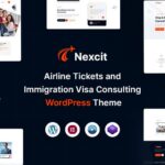 Nexcit - Airline Tickets and Immigration Visa Consulting WordPress Theme