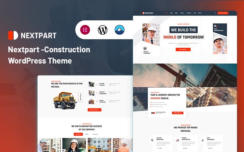 Nextpart - Construction WordPress Theme Nextpart - Construction WordPress Theme