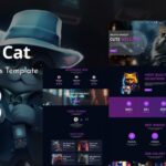 Nfcatt - NFT Artistry And Digital Creations WordPress Elementor Theme