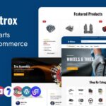 Nitrox - Auto Parts and Tools Shop WooCommerce WordPress Theme