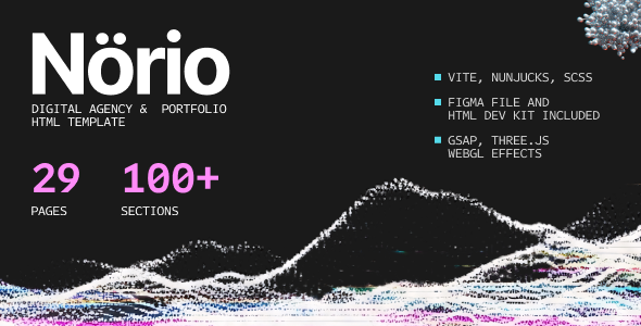 Norio - Digital Agency & Portfolio HTML Template Norio - Digital Agency & Portfolio HTML Template