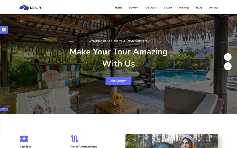 Nour - Tour and Travel Agency Template Nour - Tour and Travel Agency Template