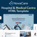 Nova Care: Healthcare and Medical Services and Medical Center HTML Website Template