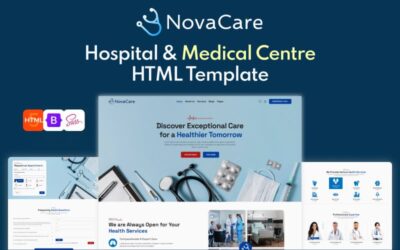 Nova Care: Healthcare and Medical Services and Medical Center HTML Website Template