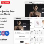 Novelty - Pearl & Silver Jewelry Store Elementor WooCommerce Responsive Theme