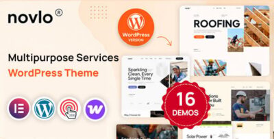 Novlo – Multipurpose Services  WordPress Theme