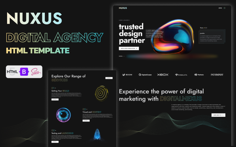 Nuxus - IT Solutions $ Digital Agency HTML5 Website Template Nuxus - IT Solutions $ Digital Agency HTML5 Website Template