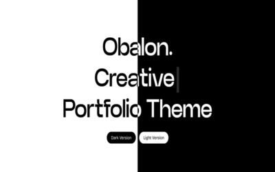 Obalon - Digital Agency and Portfolio Template
