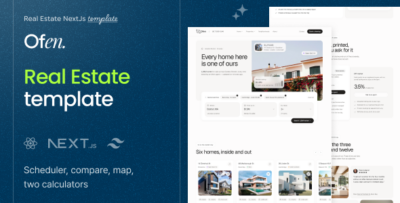 Ofen — Real Estate React & Next.js Template