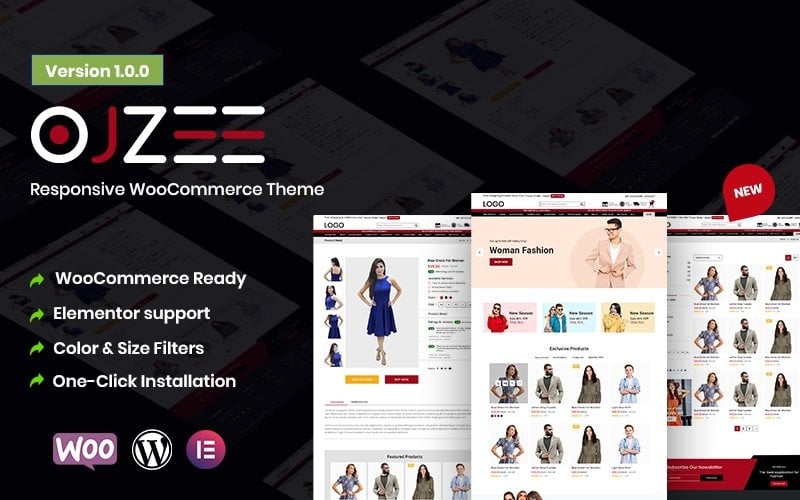 Ojzee - Responsive eCommerce WordPress Theme for WooCommerce Ojzee - Responsive eCommerce WordPress Theme for WooCommerce