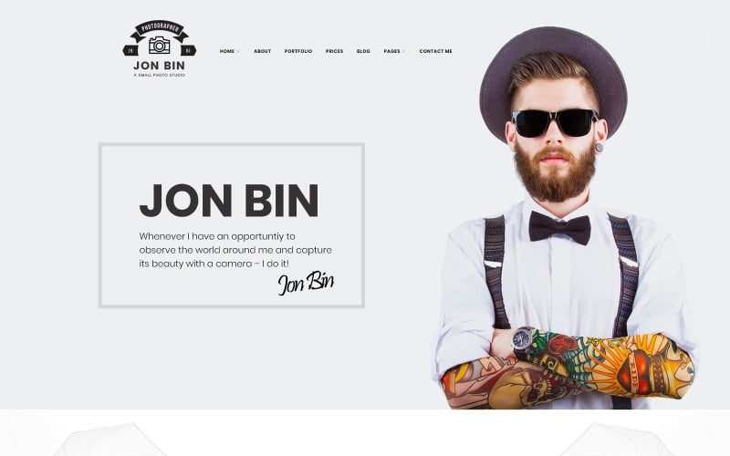 One Page Freelancer Photographer Portfolio WordPress Theme One Page Freelancer Photographer Portfolio WordPress Theme