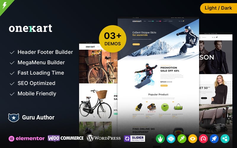 OneKart - Sports Fashion and Multipurpose WooCommerce Theme OneKart - Sports Fashion and Multipurpose WooCommerce Theme