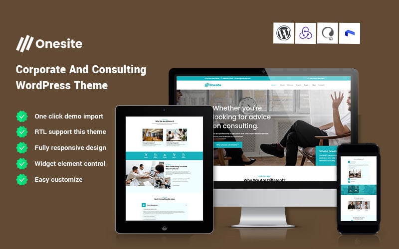 Onesite - Corporate And Consulting WordPress Theme Onesite - Corporate And Consulting WordPress Theme