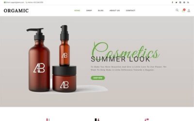 Orgamic -  Organic Beauty Store & Natural Cosmetics WooCommerce Theme
