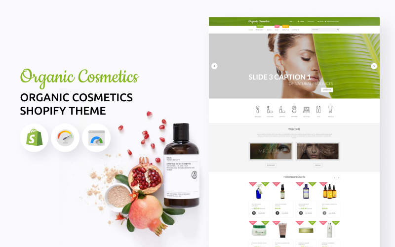 Organic Cosmetics Shopify Theme Organic Cosmetics Shopify Theme