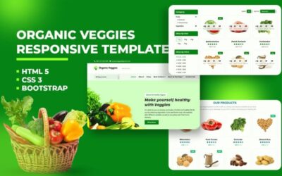 Organic Grocery Store Website Template